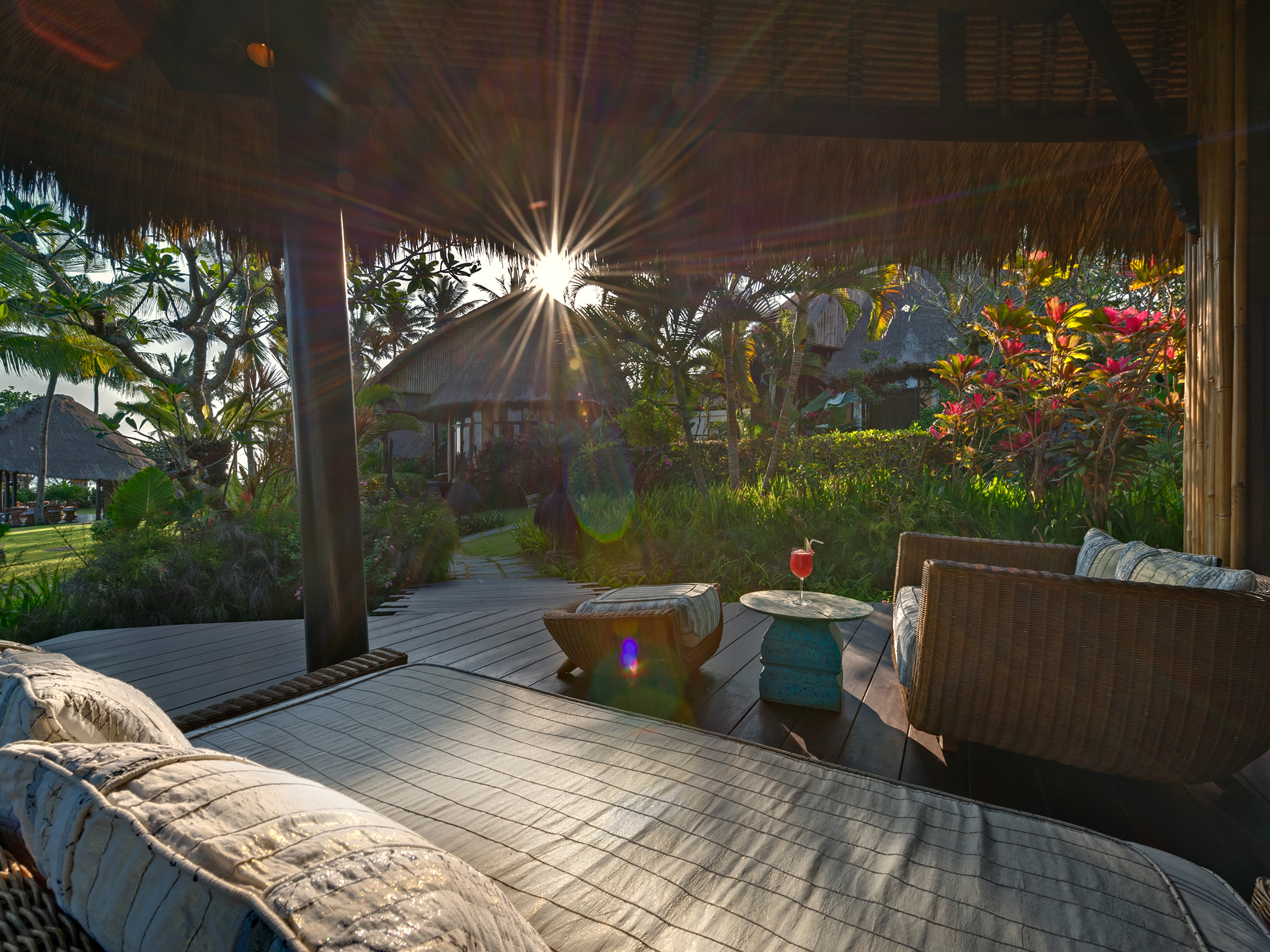 Taman Ahimsa - Bedroom Anahata veranda - Taman Ahimsa, Seseh-Tanah Lot, Bali